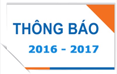 Năm học 2016 - 2017