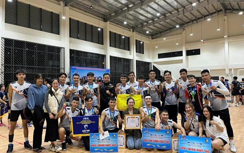 Tuyển Đại học Đông Á giành Á quân Giải bóng chuyền khối sinh viên thành phố năm 2022