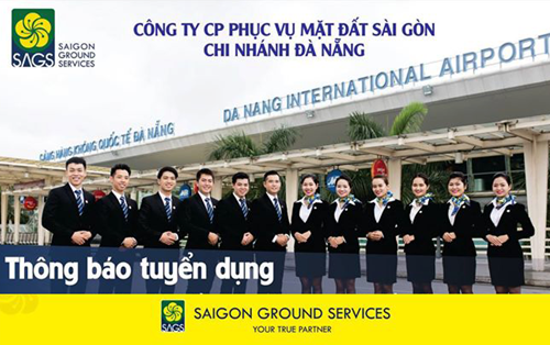 Công ty cổ phần Phục vụ mặt đất Sài Gòn - Chi nhánh Đà Nẵng tuyển Nhân viên Điều hành - Phục vụ mặt đất