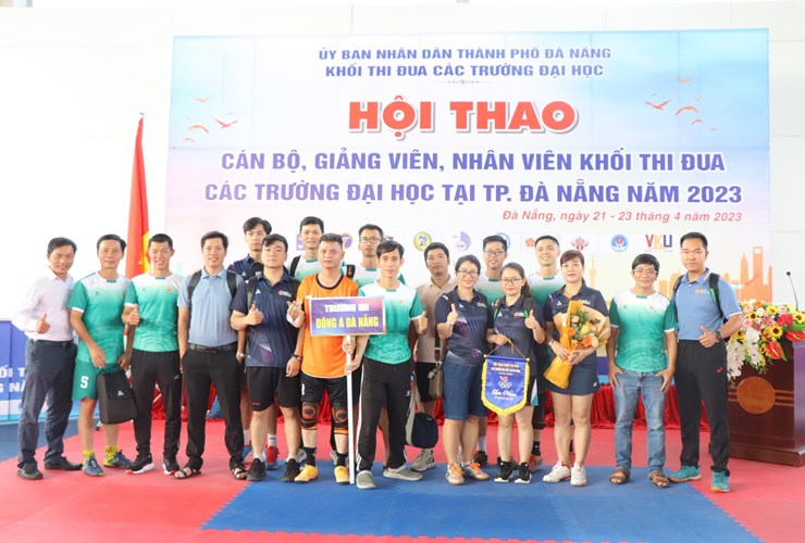 Đại học Đông Á sôi nổi tranh tài tại Hội thao Khối thi đua 2023