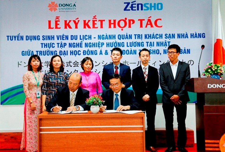 Tập đoàn Zensho (Nhật Bản) tuyển dụng sinh viên Quản trị nhà hàng-khách sạn ĐH Đông Á thực tập hưởng lương tại Nhật