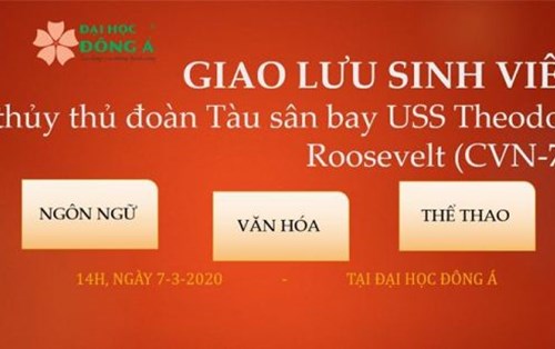 Giao lưu thủy thủ đoàn Tàu sân bay USS Theodore Roosevelt