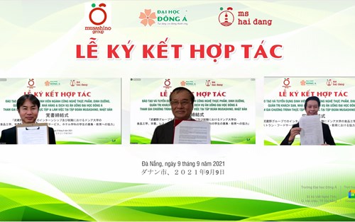 Tập đoàn Musashino, Nhật tiếp nhận sinh viên ĐH Đông Á thực tập và làm việc