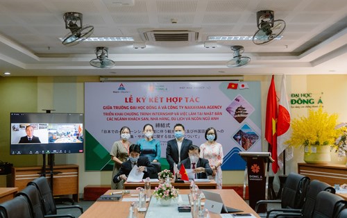 Internship và làm việc tại Nhật cho sinh viên ngành Du lịch và Ngôn ngữ ĐH Đông Á cùng Nakayama Agency, Nhật