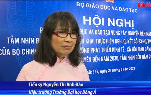 Đại học Đông Á dự Hội nghị phát triển GD-ĐT vùng Tây Nguyên đến năm 2030, tầm nhìn đến năm 2045