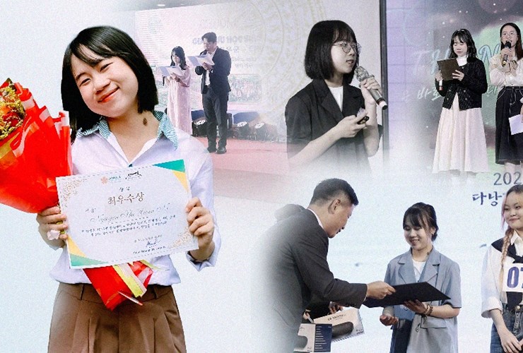 Nữ sinh Đại học Đông Á: từ nhiều giải thưởng đến nhiều lần bén duyên với MC tiếng Hàn 