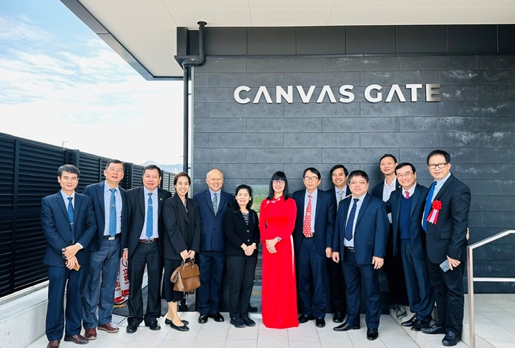 Đại học Đông Á tham dự lễ khánh thành trường Nhật ngữ Canvas Gate