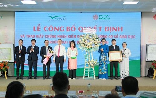 Dong A University completed the accreditation of education quality in the second period.