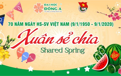 ĐH Đông Á Check-in tại ngày hội văn hóa dân gian trường THPT Tôn Thất Tùng - Đà Nẵng