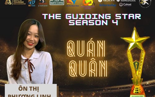 Student from the Faculty of Tourism and Hospitality at Dong A University excellently won the champion of The Guiding Star Season 4