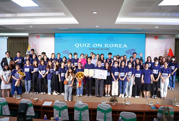 Đại học Đông Á đăng cai vòng sơ khảo toàn quốc cuộc thi Quiz on Korea 2023