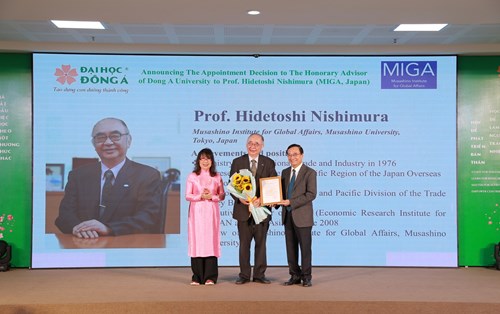 Professor Hidetoshi Nishimura Appointed Honorary Advisor of Dong A University