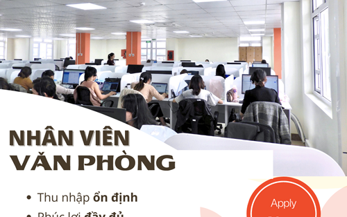 Công ty TNHH công nghệ Mediatech tuyển Nhân viên văn phòng (Nữ)