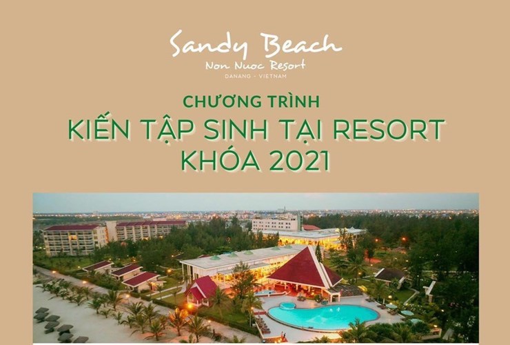 Chương trình kiến tập sinh tại Sandy Beach Non Nuoc Resort 2021