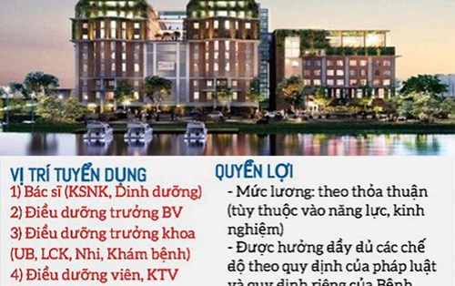 Bệnh viện Đa khoa Hồng Đức 2 tuyển dụng tháng 7/2022