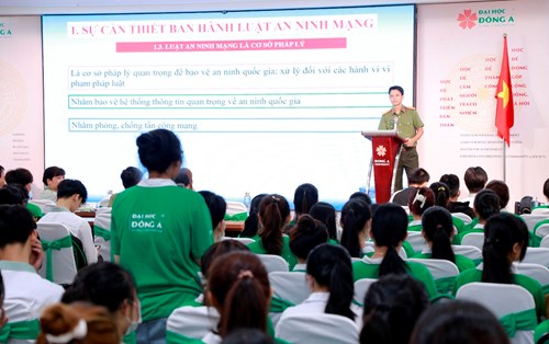Sinh viên Đại học Đông Á với An ninh, an toàn không gian mạng