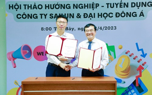 Sailun Việt Nam ký kết tuyển dụng sinh viên Đại học Đông Á