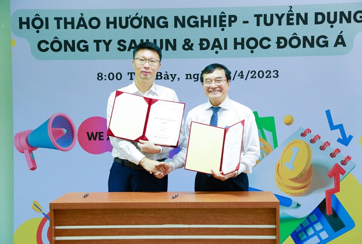 Sailun Việt Nam ký kết tuyển dụng sinh viên Đại học Đông Á