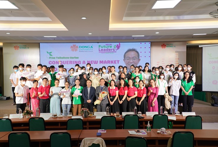 Sinh viên Đại học Đông Á hào hứng với “AEON Future Leader Program 2024”
