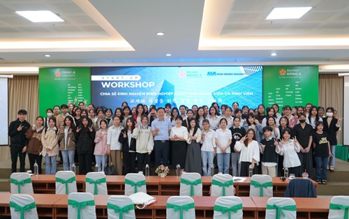 "Career Building Week" 2024 at Dong A University kicked off with enthusiasm, featuring a startup event with Korean experts.