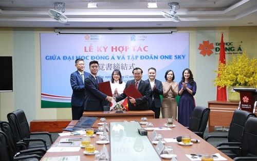 Nhiều tiềm năng hợp tác giữa Đại học Đông Á và Tập đoàn One Sky (Nhật Bản)