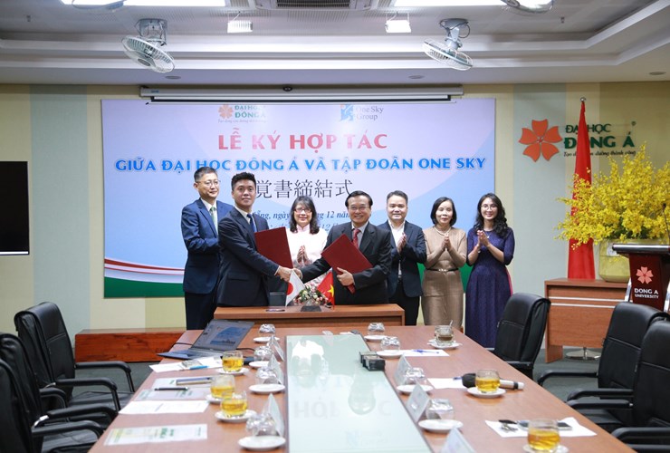 Nhiều tiềm năng hợp tác giữa Đại học Đông Á và Tập đoàn One Sky (Nhật Bản)