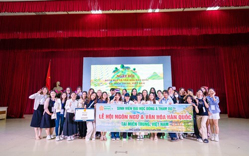 Sinh viên ĐH Đông Á “rinh” nhiều giải thưởng tại Ngày hội Ngôn ngữ & Văn hóa Hàn Quốc 