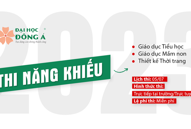 THÔNG BÁO THI NĂNG KHIẾU ĐỢT 1/2023