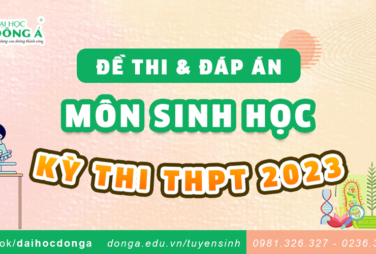 Đề thi và đáp án kỳ thi Tốt nghiệp THPT 2023 - môn Sinh học