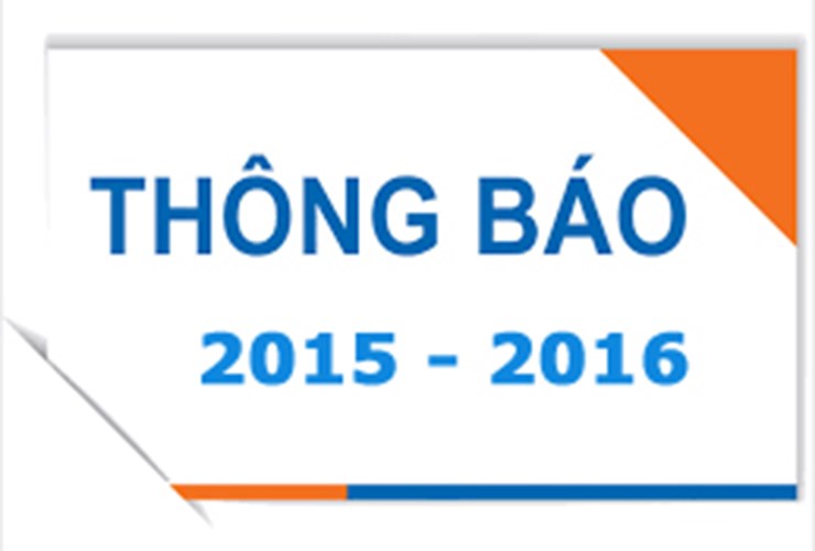 Năm học 2015 - 2016