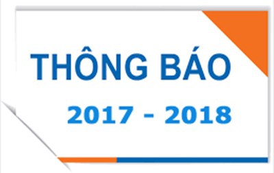 Năm học 2017 - 2018