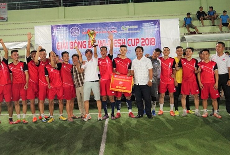 Vô địch “WIMESH CUP lần 4 năm 2018”, tuyển ĐH Đông Á lập cú đúp Quán quân năm 2018