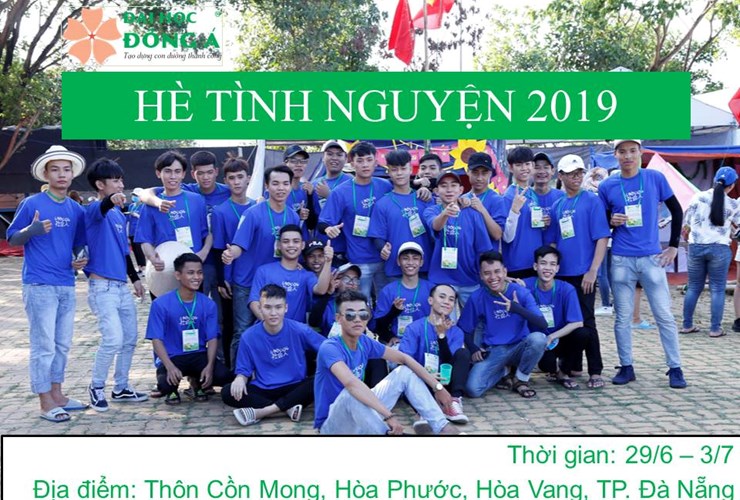 Hành trình Hè tình nguyện 2019 Đại học Đông Á