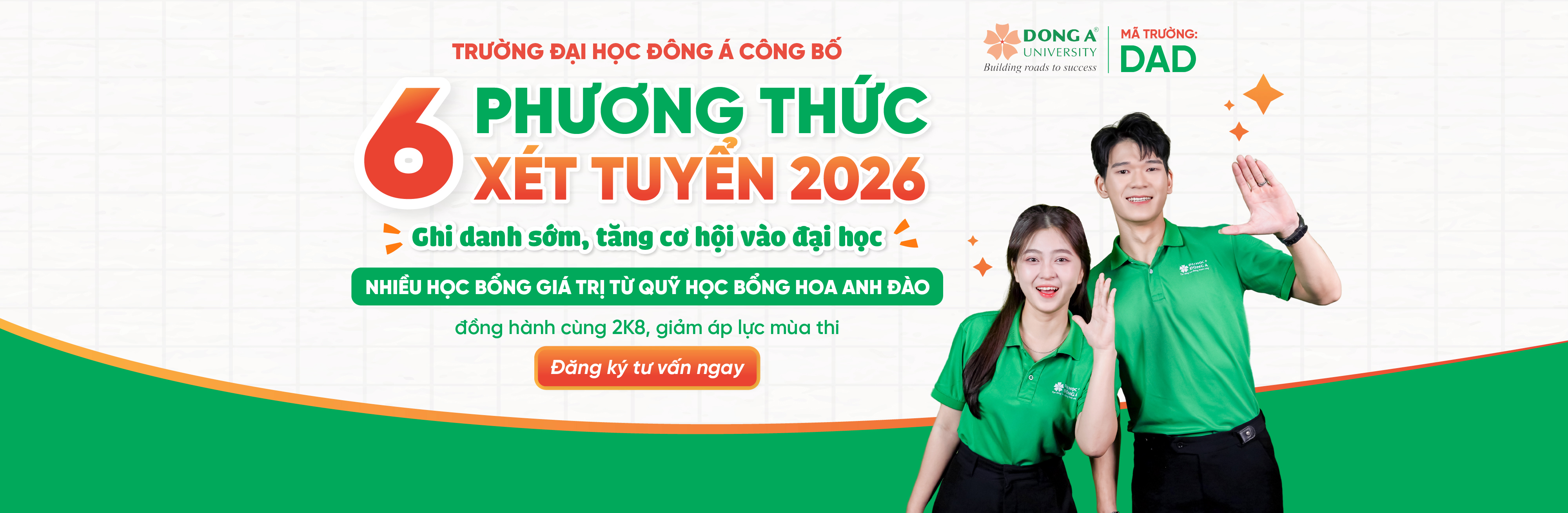 Đăng ký xét tuyển Đại học Đông Á năm 2026