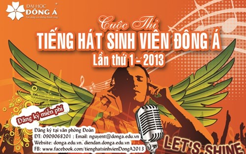 Cuộc thi Tiếng hát sinh viên Đông Á lần 1 năm 2013