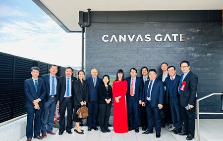 Board of Directors from Dong A University attend the inauguration ceremony of Canvas Gate Japanese Language School