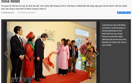 Dong A University in the relationship between Vietnam and Japan.