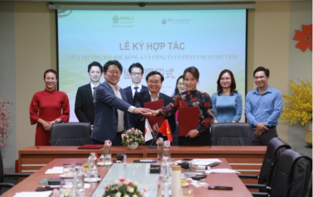Dong A University cooperates with YM Connection in training and recruiting human resourcesn for hospitailty management